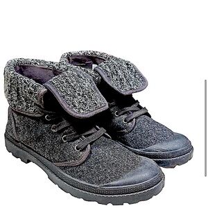 Rocket Dog Charcoal Gray Pilot Platoon Joshua Hightop Sneaker Ankle Boots